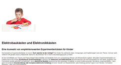 Desktop Screenshot of elektrobaukasten.eu