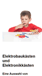Mobile Screenshot of elektrobaukasten.eu